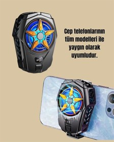 Resim Ilkeshop Oyunlar İçin Telefon Soğutucu 65-85 Mm Uyumlu, Dijital Ekranlı 