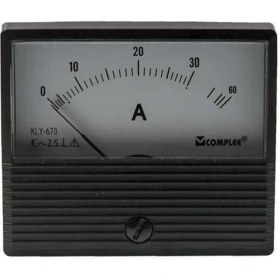 Resim Normadia 30A Analog Ampermetre, Panel Tipi, Güçlü ve Güvenilir Ölçüm Aleti 