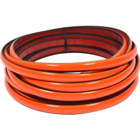 Resim Trend Garaj Oranj Fosforlu Yapışkanlı Nikelaj Tampon Panjur Şeridi 9 mm 5 Metre 