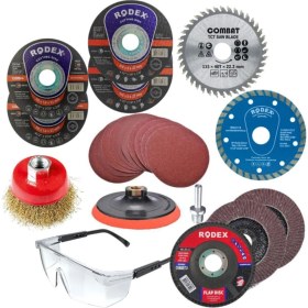 Resim 115 mm Spiral Taşlama Makinesi ve Matkap Seti, 30 Parça, Güç ve Çok Yönlü Kullanım 