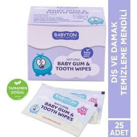 Resim Babyton Bebekler İçin Diş Ve Damak Temizleme Mendili 25'li 