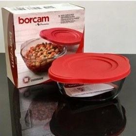 Resim Paşabahçe 59123 Kırmızı Kapaklı Borcam 1450 CC 25 CM 