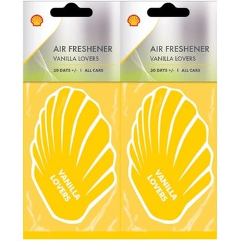 Shell Air Freshener Vanilla Lovers 2 Li Set Vanilya Aromalı Ara