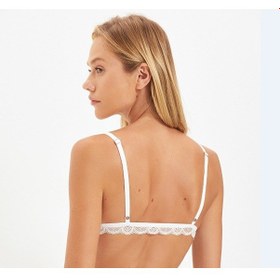 Resim Deep Secret Mavi Ekru Dantel Bralet Ds200461br 001 