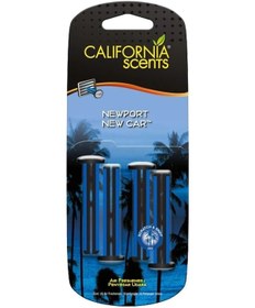 Resim California Scents® Vent Stick "Newport New Car" Kalorifer Geçme Koku 4'lü Set 