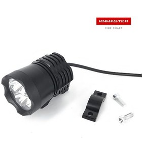 Resim Knmaster Fighter S 20w Çakarlı Motosiklet Led Sis Farı 
