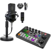 Resim Lgt240 Filtreli Condenser Mikrofon F998 Live Plus Ses Kartı Ve Standlı Set 