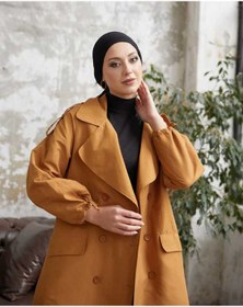 Resim Esre Store Tesettür Trençkot Camel 