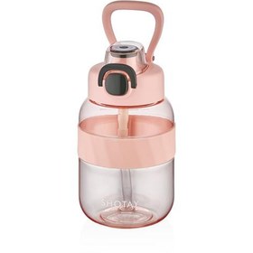 Resim Shotay ST-7512 700ml Pembe Pipetli Tritan Matara 