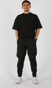 Resim NTB Unisex Printed Track Pants Black Color 