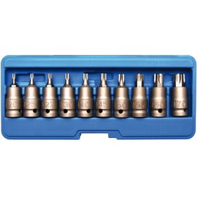 Resim Genel Markalar Lokma Seti Havalı Torx (TORK) 1/2 T20-t70 10 Parça 