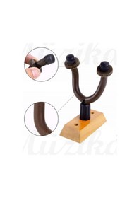 Resim Gitar Bağlama Ukulele Duvar Askısı Standı Ahşap Yüzey + Dübel Ve Vida Dahil 