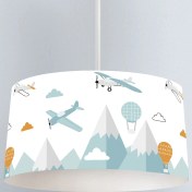 Resim instababyrooms Çocuk Odası Dijital Baskılı Dekoratif Sarkıt Avize Model 1406 