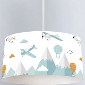 Resim instababyrooms Çocuk Odası Dijital Baskılı Dekoratif Sarkıt Avize Model 1406 