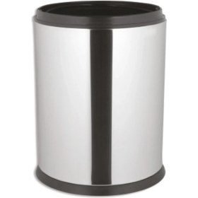 Resim Life Tech Paslanmaz 430 Açık Çöp Kovası 12 Lt 