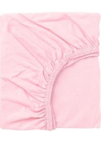 Resim 2 Adet 40x80 Cm Anne Yanı Lastikli Penye Kumaş Bebek Çarşafı-yavruağzı-pembe 