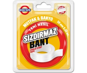 Resim Boss Tape Küvet Lavabo Duşakabin Sızdırmaz Bant EN:38MM BOY:3,35MT 