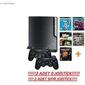 Resim Sony Playstation 3 Slim + 320GB + 2 Sıfır Joistick +130 OYUN 