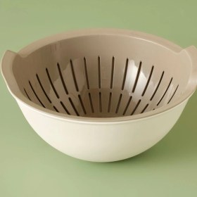 Resim Şık ve Kullanışlı Bej Mutfak Seti, Pratik ve Modern Tasarım. 