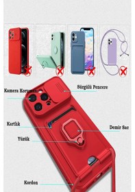 Resim Cosmotex Newface İphone 15 Pro Max Kılıf Zuma Kartvizitli Yüzüklü Silikon - Lacivert 