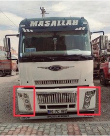 Resim Karadeniztırmarket Ford Cargo 2 Parça Far Sis Krom 