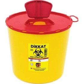 Resim Telkar Tıbbi Atık Kutusu - Tıbbi Atık Kovası 5 Litre 