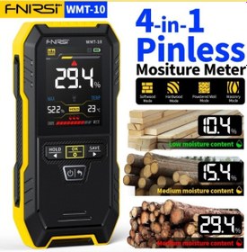 Resim Fnirsi Wmt-10 Temassız Endüktif Ahşap Ve Duvar Nem Ölçer Higrometre 