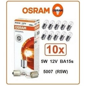 Resim 12V 67 R5W Stop Ampulü 10 Adet Osram 5007 