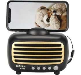 Resim Meier M-V17Bt Bluetooth+Usb+Sd Nostaljik Radyo 