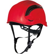 Resim Deltaplus Granıte Wınd Kırmızı Baret Yüksekte Çalışma İçin İnşaat Bareti, Havalandırmalı, Abs, 3 Noktalı Çene Kayışı İle Donatılmış 