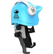 Resim Wondernest Motosiklet Küçük Kask Güneş Kremi Telefon Stand Braketi Tutacağı, Dikiz Aynası Mavi Mavi - Siyah 