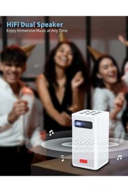 Resim idragon İ-Dragon DR-1000 Beyaz Çantalı Projeksiyon 