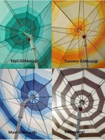 Resim Sumedecor&Design Yüksek Kalite 10 Telli Plaj Şemsiyesi Eğilebilir Bahçe Şemsiyesi 