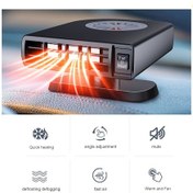 Resim 12v/24v Elektrikli Araba Isıtıcı Taşınabilir Elektrikli Isıtma Fanı Ön Cam Kurutma Makinesi Buğu Giderici Buğu Çözücü Hava Arıtmalı/araştırmasız Siyah 