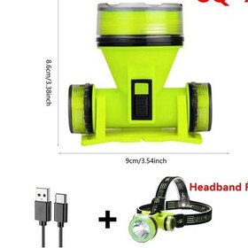 Resim Dongjing Sq-901 Dalış El Feneri Şarj Edilebilir Güçlü Işık Led Açık Yeşil 