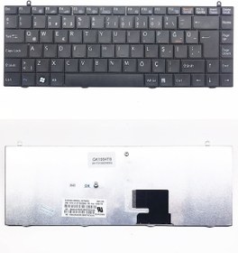 Resim Sony Uyumlu Vaio VGN-FZ230 Klavye - Türkçe Siyah 