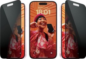 Resim iPhone 15 Gizlilik Filtreli Ekran Koruyucu 