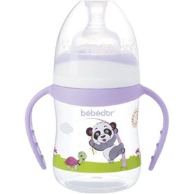Resim Bebedor Desenli Geniş Ağız Kulplu Biberon 150 ML 0+ Ay (B-88322) 