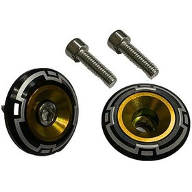 Resim 6 Mm Desenli Gold Sehpa Yüzüğü Siyah 