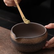 Resim 4 adet Tradisyonel Matcha Seramik Seti - Chasen, Chashaku, Matcha Kase ve Stand - El Yapımı Bambu Çırpıcı ile Japon Yeşil Çay Hazırlığı, Matcha Hazırlama Kiti | Zarif Seramik Seti | El Yapımı Bambu Çırpıcı, Matcha Kiti 