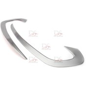 Resim DRY Oto Aksesuar Ford Courier Van 2014 > 2023 Far Kaşı 2 Prç. P. Çelik 