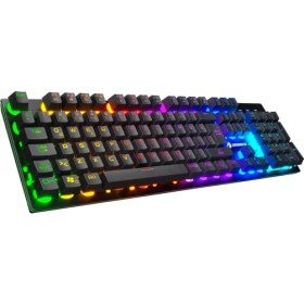 Resim GameBooster G76K Attack Rainbow Aydınlatmalı Semi-Mechanical Oyun Klavyesi GB-G76K 
