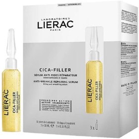 Resim Lierac Paris Cica-Filler Serum Tüm Cilt Tipleri İçin Kırışıklık Karşıtı Onarıcı Serum 3 x 10 ml 