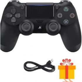 Resim Sarftech Ps4 Kol Wireless Kablosuz Ps4 Oyun Kolu Ps4 Siyah Joystick Tablet Telefon Pc Uyumlu Oyun Kolu 