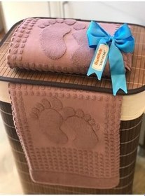 Resim Özdilek Banyo Ayak Havlusu 2'li(mürdüm) 