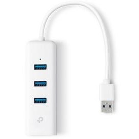 Resim TP-Link UE330 V2 USB 3.0 3-Port Hub & Gigabit Ethernet Adapter 2 in 1 USB Adapter 