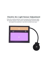 Resim Xindoker Otomatik Kararan Güneş Enerjili Kaynak Maskesi - Konforlu, Ayarlanabilir Ve Uzun Ömürlü Kaynak Koruma Ekipmanı 