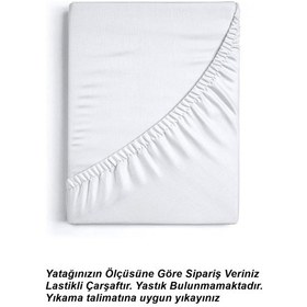 Resim Çift Kişilik Düz Penye %100 Pamuklu Lastikli Çarşaf 160x200 001 