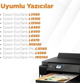 Resim Epson Uyumlu Tonermax EcoTank L15150 Muadil Mürekkep Takım/Epson T112 Muadil Mürekkep Takım 