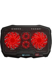 Resim Misda Store Speeder Sx-15 4 Adet Fanlı 9"-17" Inç Ledli LCD Kontrol Panelli Standlı Notebook Laptop Soğutucu 